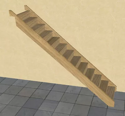 £1407 • Buy Oak Staircase > Straight Staircase